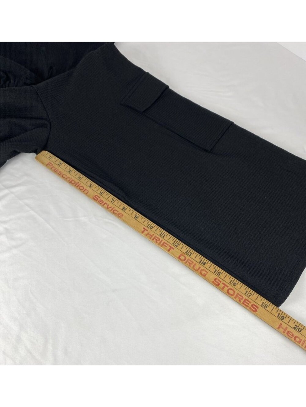 Knit Works Girls Short Sleeve Small 7-8 Black Waffle Jumpsuit Round Neckline - Picture 11 of 16